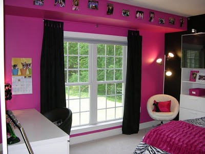 Bedroom on Blogspot Com 2010 01 Hot Pink And Black Zebra Bedroom Html